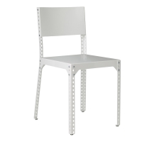 Chaise Mechano - Blanc